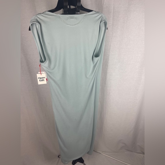 Open Edit twist and drape front midi dress size Small NWT - Picture 3 of 4